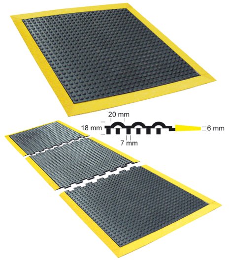 Tapis pour poste de travail SAen caoutchouc nitril