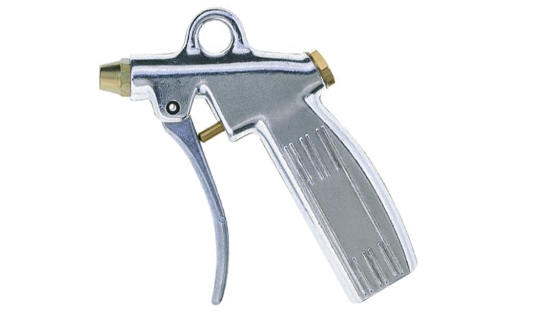 Druckluft-Abblaspistole aus   Aluminium geschmiede