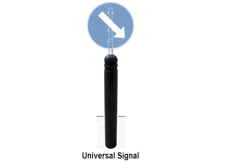 Borne routière Signal