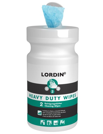 LORDIN Heavy Duty Wipes       Reinigungstücher geg