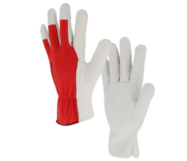 Prosur Ziegenleder Handschuh Handrücken Baumwoll-