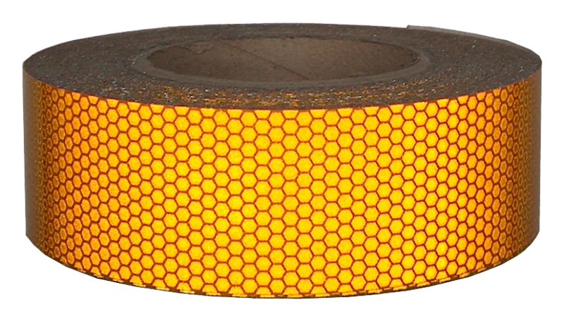 Poller Reflektorband gelb     Breite 48 mm