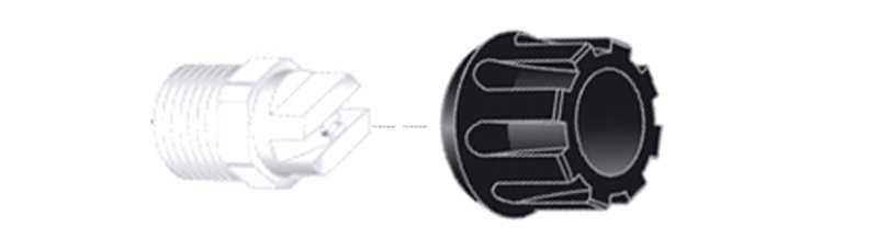 Protection de buse en caoutchoMEG noir