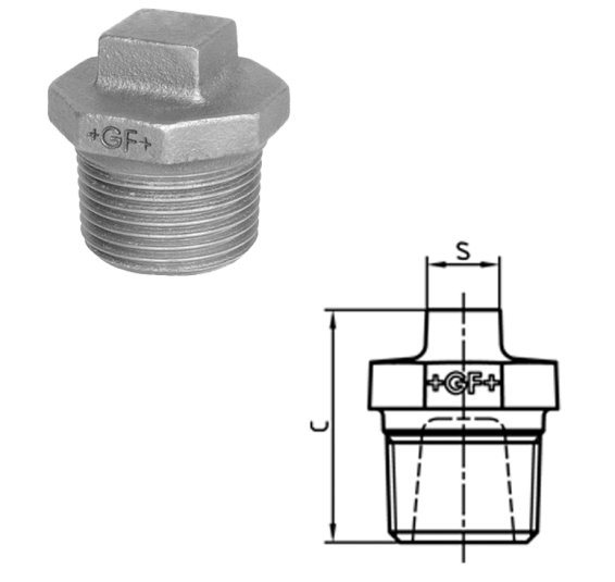 +GF+ n° 290, bouchon avec bordISO/EN T9