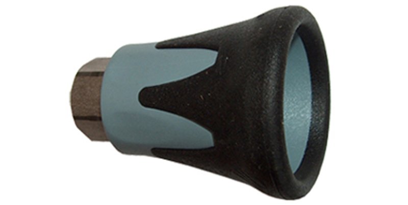 Düsenmuffe IG R1/4"-R1/8" mit Kunststoff Düsenschu