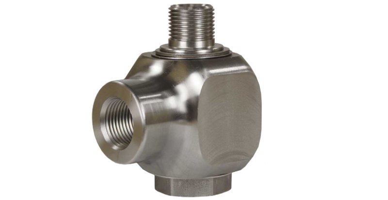 Winkeldrehgelenk für Schlauch-trommel R3/8" AG-IG