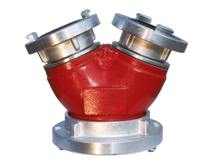 STORZ-Sammelstück m.Rück-     schlagklappe Eing. 1