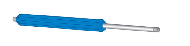 Lanzenrohr R1/4" m. IsolierungL=1000 mm Isolierun