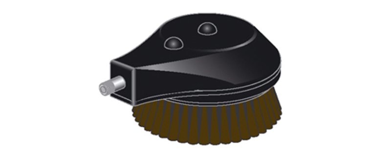 Brosse de lavage rotative en cnoir