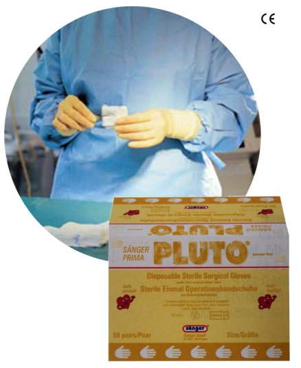 PRIMA® PLUTO 30cm             Gant chirurgical sté