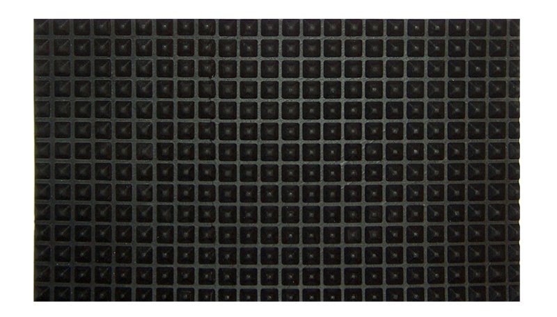 Tapis en caoutchouc Pyramide  schwarz
