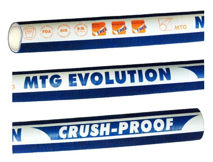 Tuyau à lait MTG EVOLUTION    CRUSH-PROOF