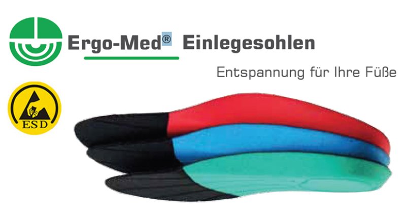 Ergo-Med® ® Semelles int. GREElow, pour