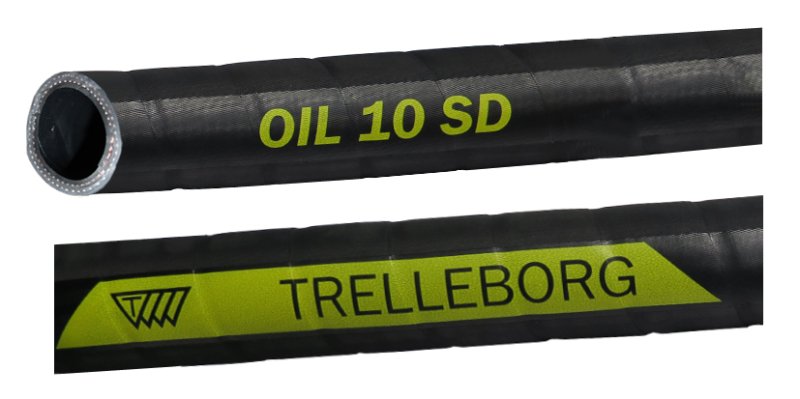 OIL 10 SD, Öl- und Benzinschla10 bar, mit Spirale