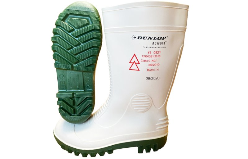 Bottes d'électricien PVC blancEN ISO 20345.SB.FO.S