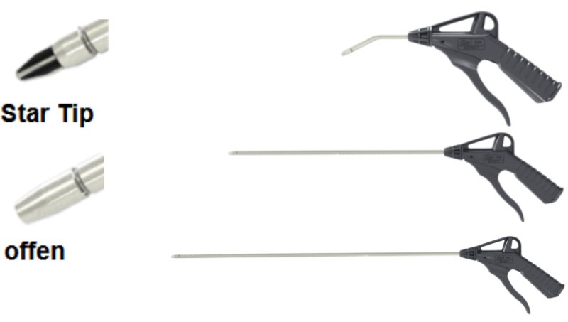 Soufflette pour air comprimé C208 DETECT pour Indu