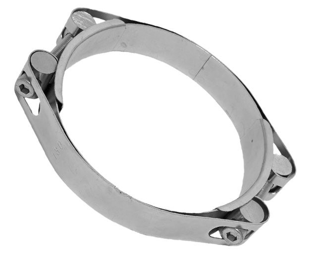 Collier de serrage à boulon   articulé POWER-CLAMP