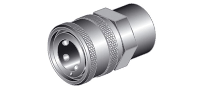 Coupleur rapide 150 bar       FI R3/8" L=43 mm SW