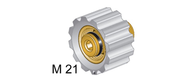 Raccord fielté manuel court avFE gris  M21x1.5 x R